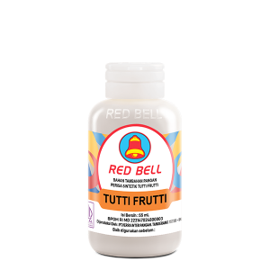Mau kreasi rasa buah yang segar? Red Bell Pasta Tutti Frutti pas banget buat kamu! Perpaduan rasa buah-buahan manis, bikin kreasi kamu makin nikmat dan segar. Cocok untuk berbagai kreasi seperti Tutti Frutti Cake, Smoothie Bowl dan Jelly Tutti Frutti