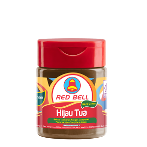 Mau bikin tampilan kreasi lebih berani? Red Bell Pewarna Bubuk Hijau Tua, siap bikin eksplorasi warna makin seru dengan hasil warna yang deep dan elegan. Cocok untuk semua kreasi makanan dan minuman.