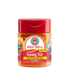 Warna kuning yang lebih deep dan classy dari Red Bell Pewarna Kuning Tua, pas banget buat kamu yang suka dengan tampilan kreasi yang elegan tapi tetap standout! Cocok untuk semua kreasi makanan dan minuman.