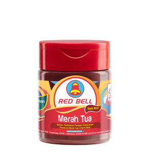 Bersiap untuk kreasi yang lebih dramatis dan elegan dengan Red Bell Pewarna Bubuk Merah Tua! Pilihan warna yang sempurna untuk kamu yang ingin menambahkan sentuhan warna yang lebih elegan, berani dan dramatis di setiap kreasimu. Cocok untuk semua kreasi makanan dan minuman.